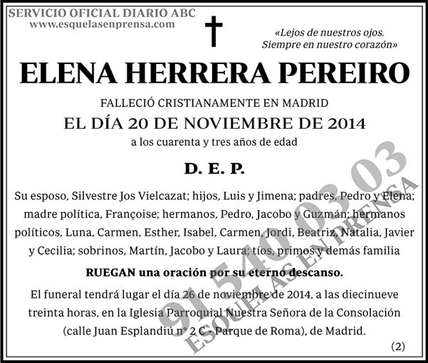 Elena Herrera Pereiro